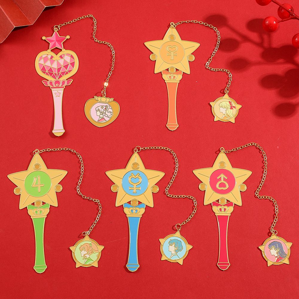 Sailor Moon Wand - Koleksi Pembatas Buku Tongkat Sihir Anime