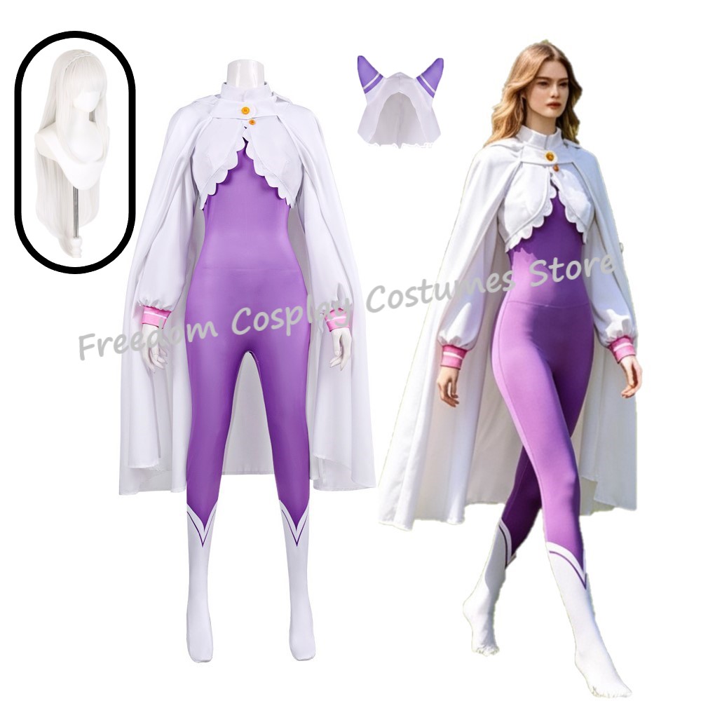Anime Cosplay Re Zero - Wig Kostum Cosplay Emilia Rezero Baru