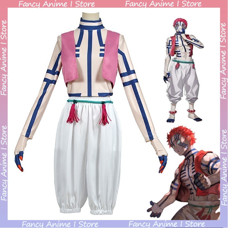 Anime Cosplay Male - Kostum Cosplay Anime Akaza Pakaian Pesta