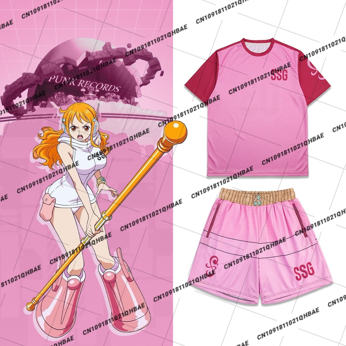 Anime Cosplay Costumes - Kostum Cosplay Anime Nami Pulau Egghead