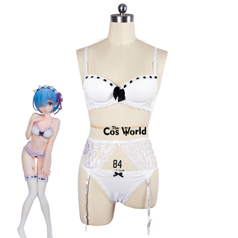 Anime Cosplay Re Zero - Kostum Cosplay Anime Remu Lingerie Outfit