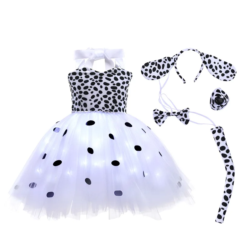 Anime Cosplay Easy - Gaun LED Cosplay Halloween hewan anak