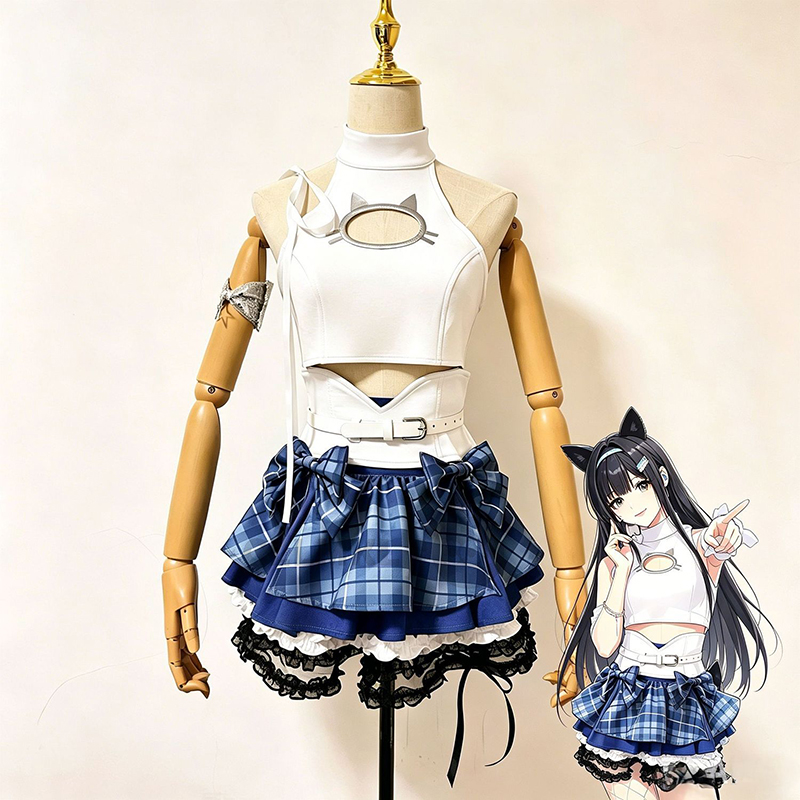 Anime Cosplay Show - Anime T.T. Kostum Cosplay Nikke Mint