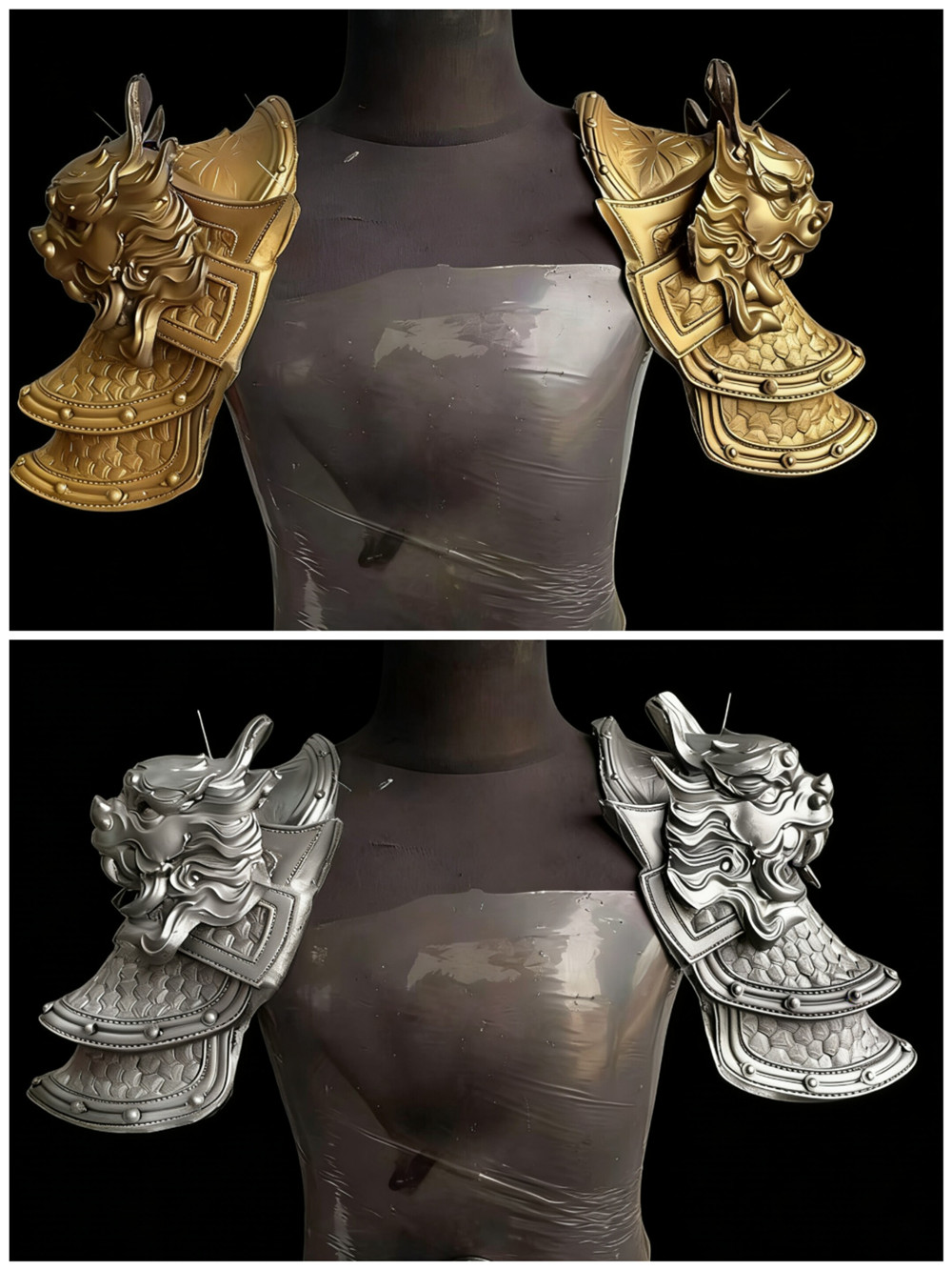 Anime Cosplay Armor - Aksesori Pelindung Bahu Vintage Cosplay Anime,