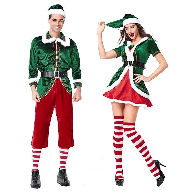 Kostum Cosplay Santa Claus Nat - Anime Cosplay Couple ulasan dan harga