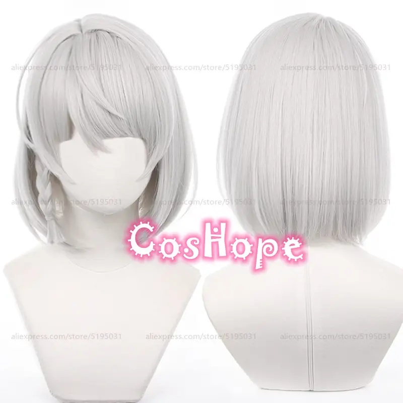 c'3,f\6;h'ZZZ Anby Demara Wig  - Cosplay Anime White Hair ulasan dan harga