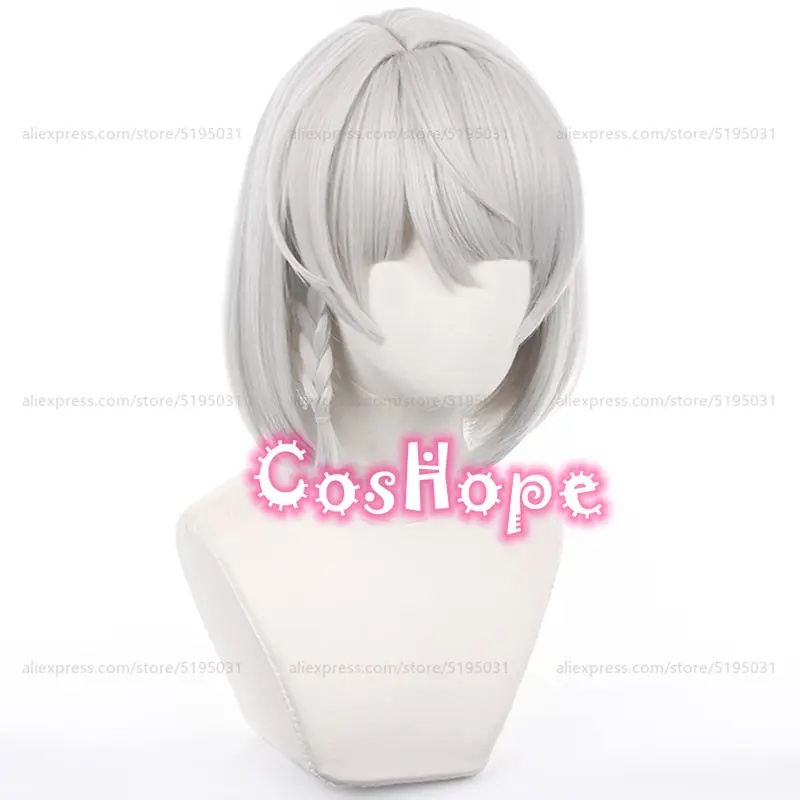 c'3,f\6;h'ZZZ Anby Demara Wig  - Cosplay Anime White Hair ulasan dan harga