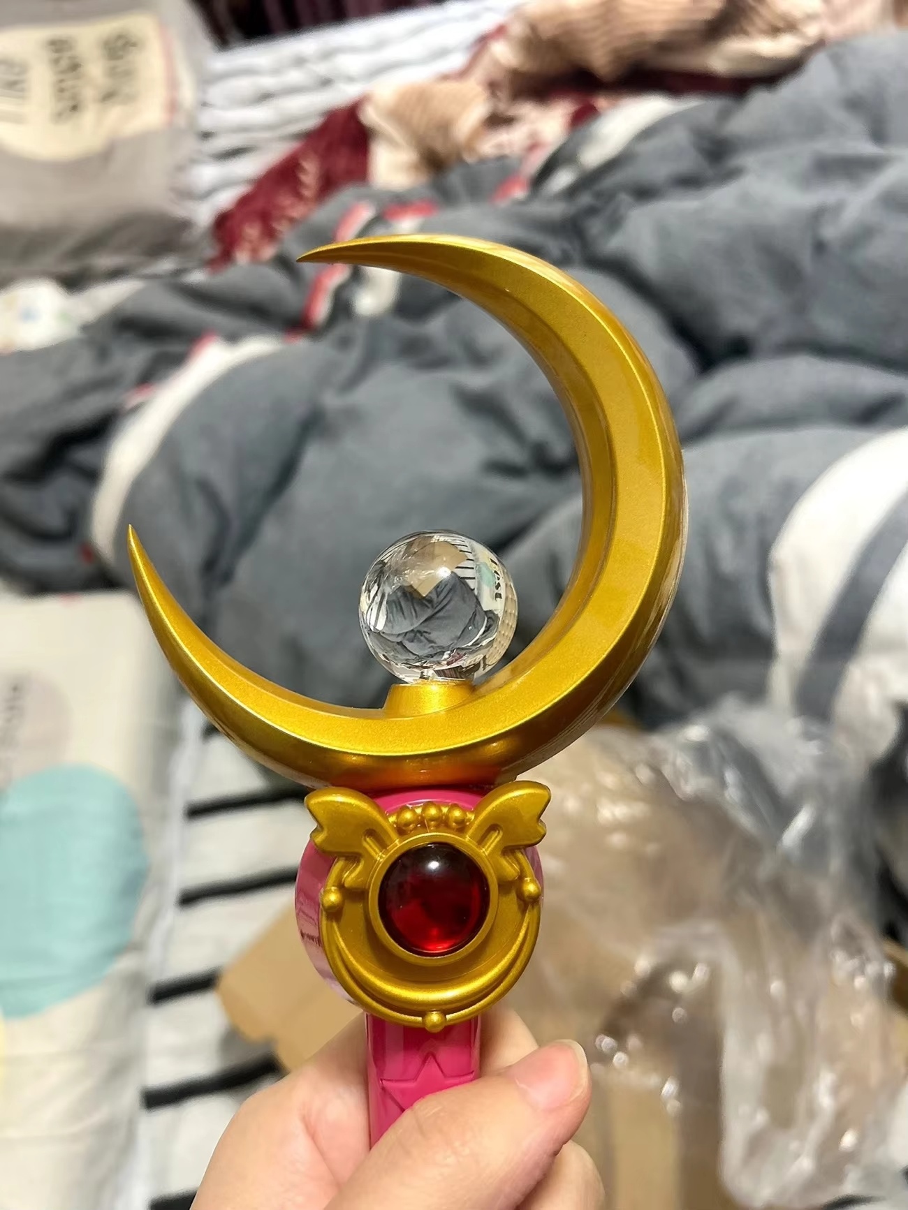 Kostum Cosplay Anime Sailor Mo - Sailor Moon Wand ulasan dan harga