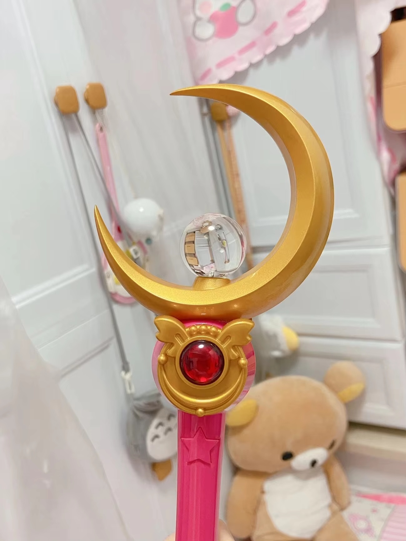 Kostum Cosplay Anime Sailor Mo - Sailor Moon Wand ulasan dan harga