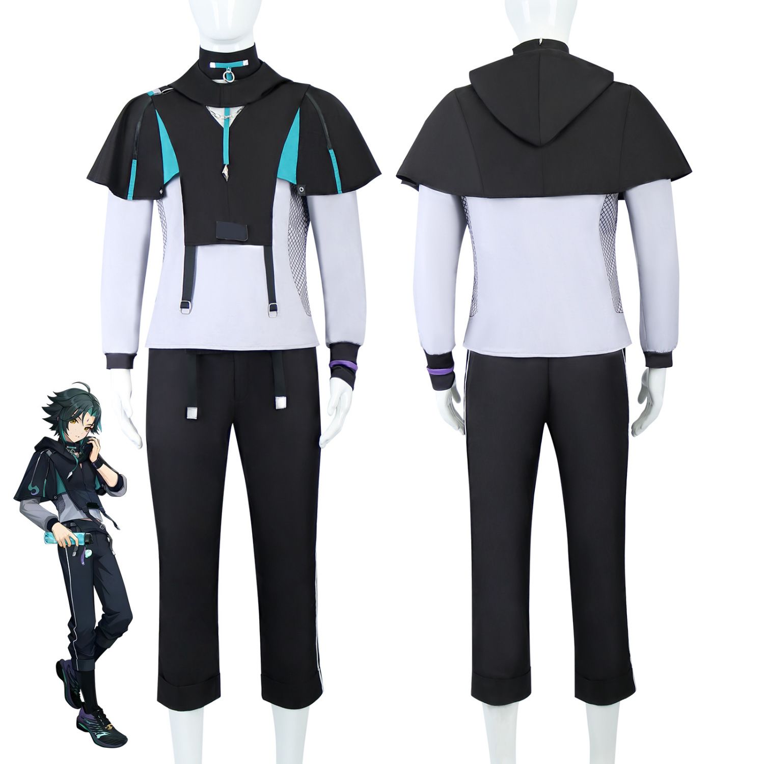 Kostum Halloween XIAO Pakaian  - Anime Cosplay Male ulasan dan harga