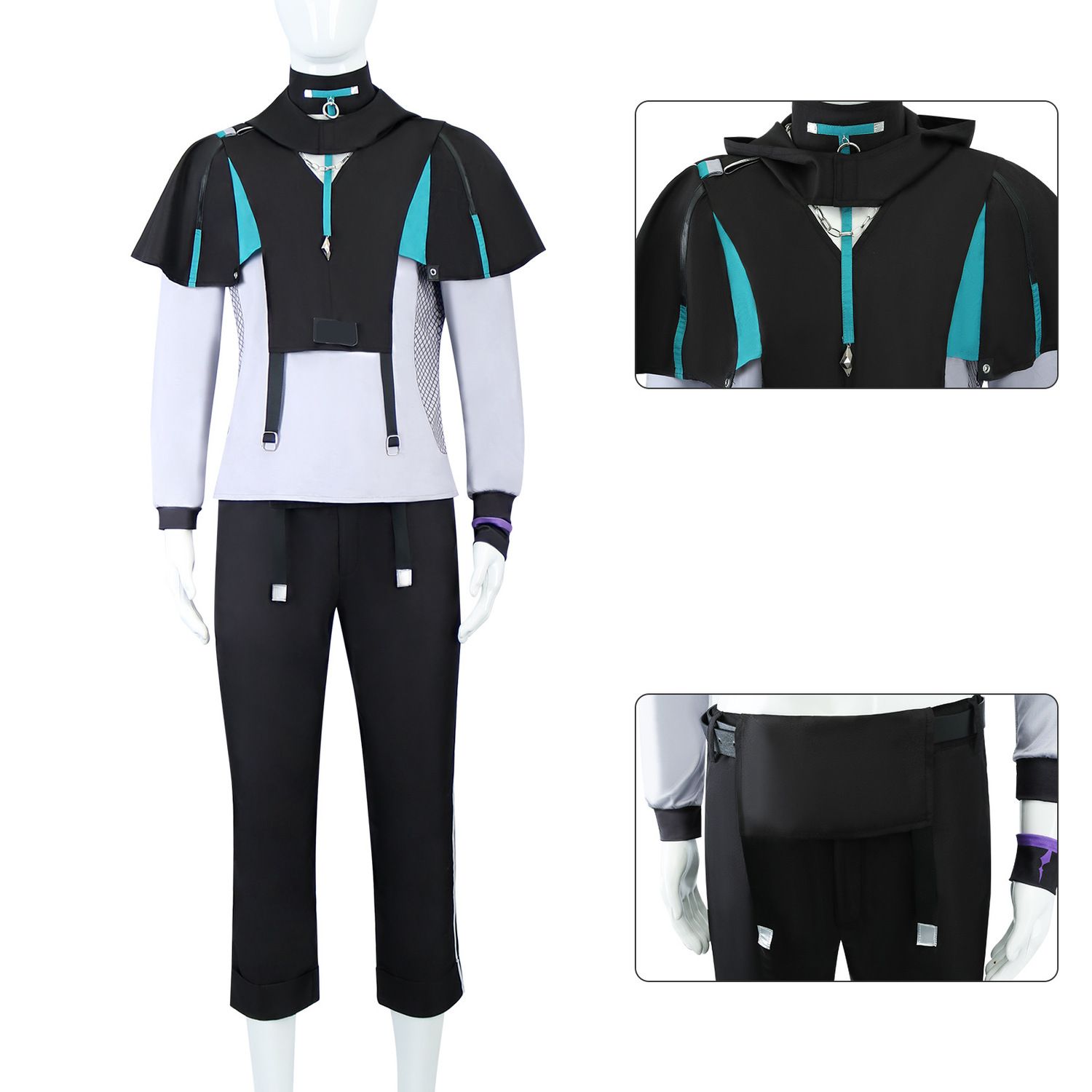 Kostum Halloween XIAO Pakaian  - Anime Cosplay Male ulasan dan harga