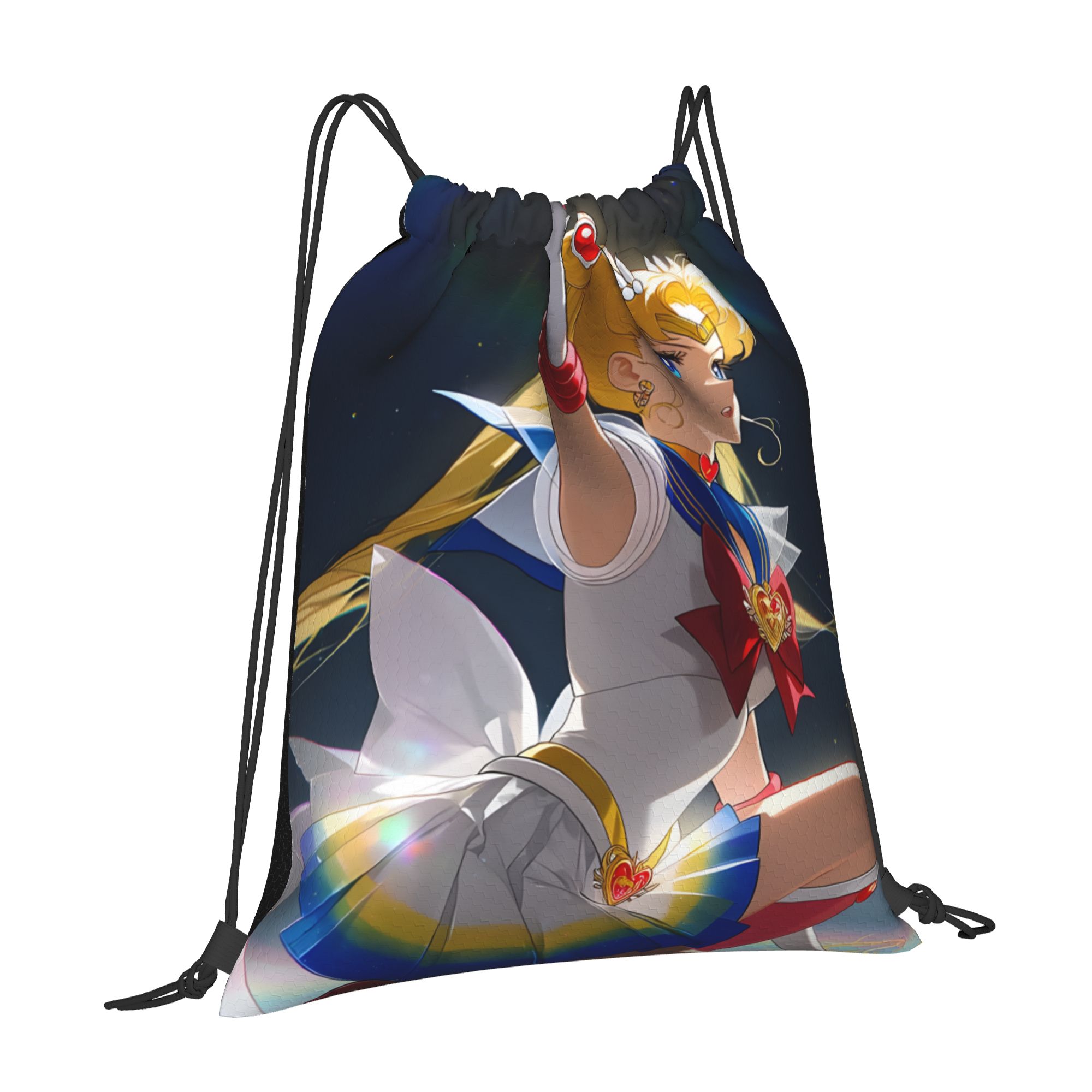 1 Buah Tas Serut Motif Sailor  - Sailor Moon Wand ulasan dan harga