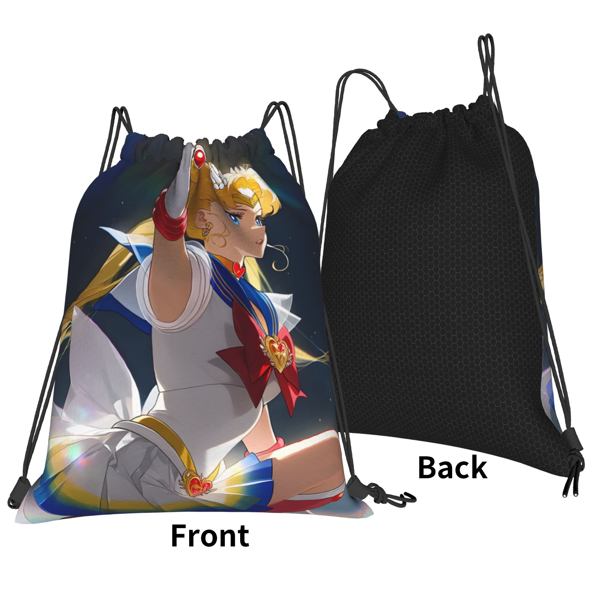 1 Buah Tas Serut Motif Sailor  - Sailor Moon Wand ulasan dan harga
