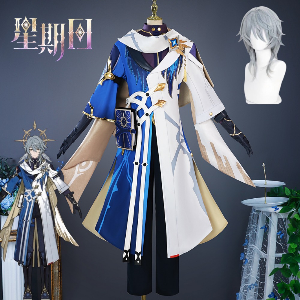 Kostum Cosplay Honkai Star Rai - Anime Cosplay Show ulasan dan harga