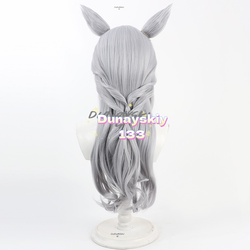 Wig Cosplay Uma Musume Pretty  - Cosplay Anime White Hair ulasan dan harga