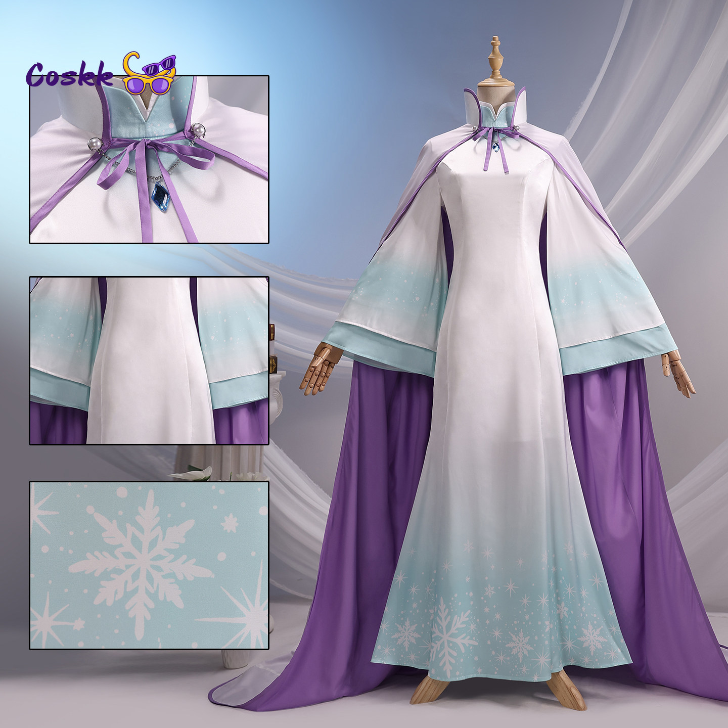 Kostum Cosplay Emilia Re:Zero, - Anime Cosplay Re Zero ulasan dan harga