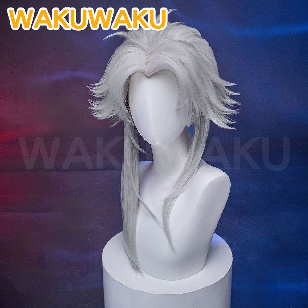 TERSEDIA Wig Cosplay Harlequin - Cosplay Anime White Hair ulasan dan harga