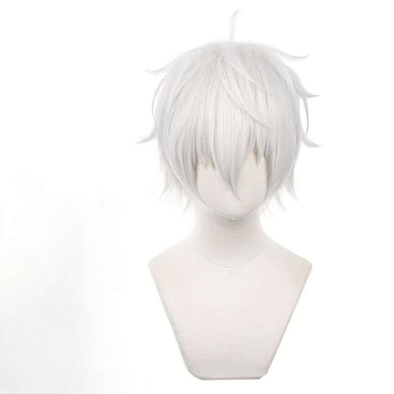 Wig Cosplay Anime Seishiro Nag - Cosplay Anime White Hair ulasan dan harga