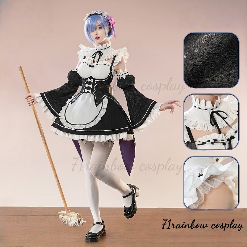 Re: Kehidupan di Dunia Lain da - Anime Cosplay Re Zero ulasan dan harga