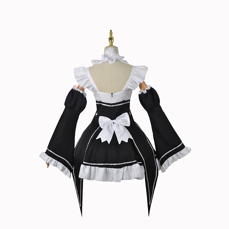 Kostum Cosplay Anime Ram Rem L - Anime Cosplay Re Zero ulasan dan harga
