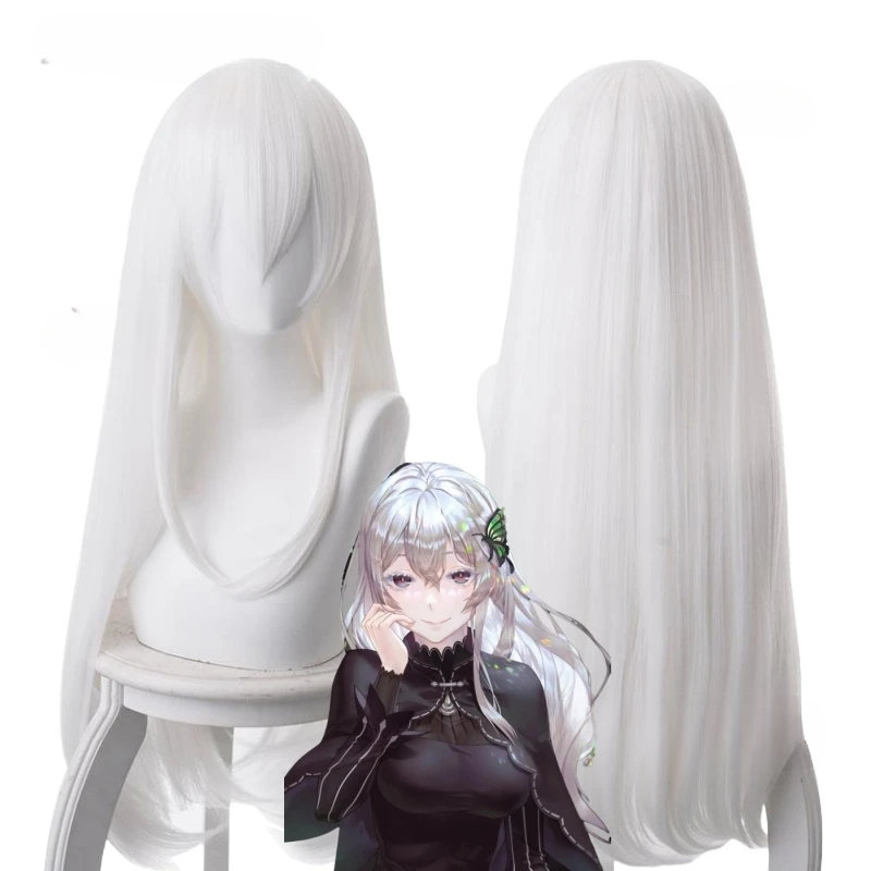 RE: ZERO Memulai Hidup di Duni - Cosplay Anime White Hair ulasan dan harga