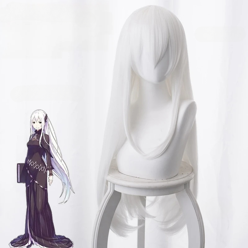 RE: ZERO Memulai Hidup di Duni - Cosplay Anime White Hair ulasan dan harga