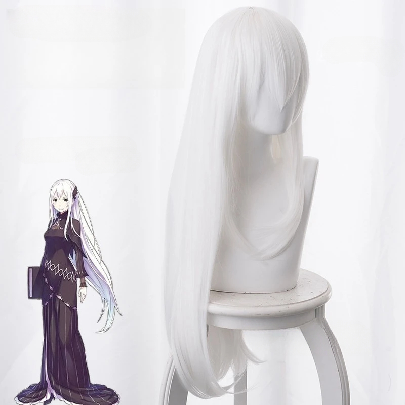 RE: ZERO Memulai Hidup di Duni - Cosplay Anime White Hair ulasan dan harga