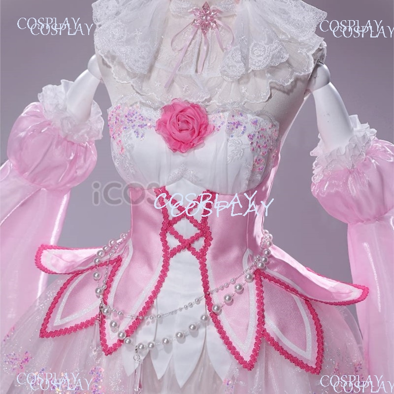 Gaun Malam Ram Crystal Set Len - Anime Cosplay Re Zero ulasan dan harga