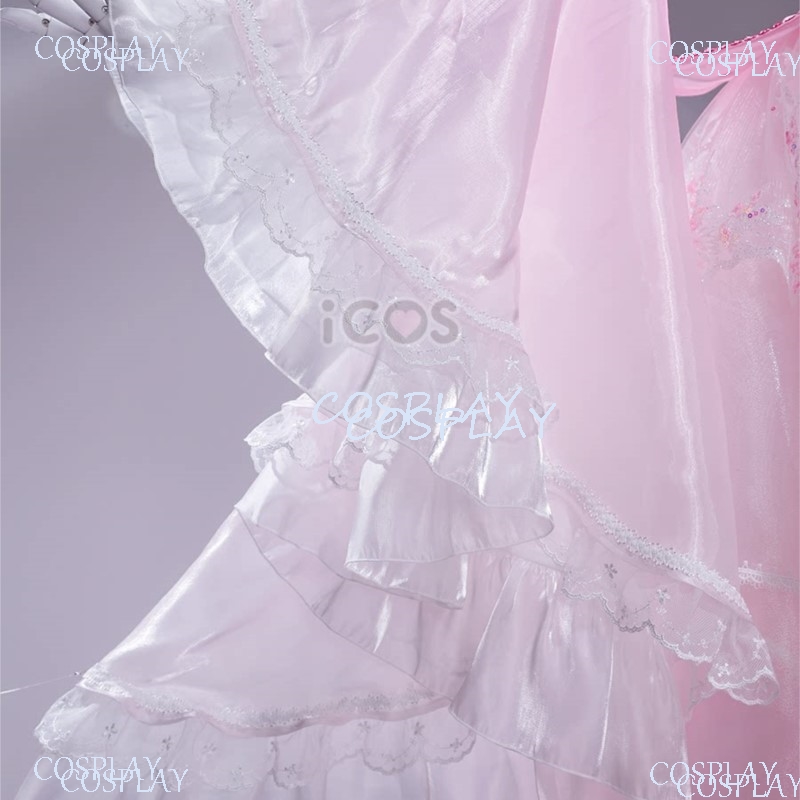 Gaun Malam Ram Crystal Set Len - Anime Cosplay Re Zero ulasan dan harga