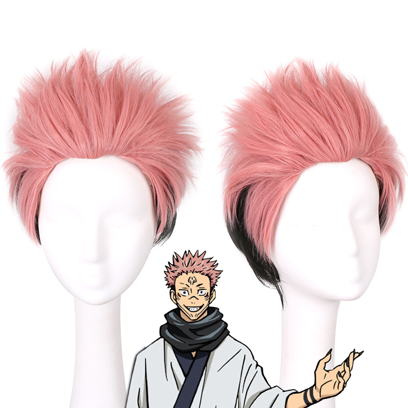 Wig Cosplay Sukuna Dua Wajah J - Anime Cosplay Easy ulasan dan harga