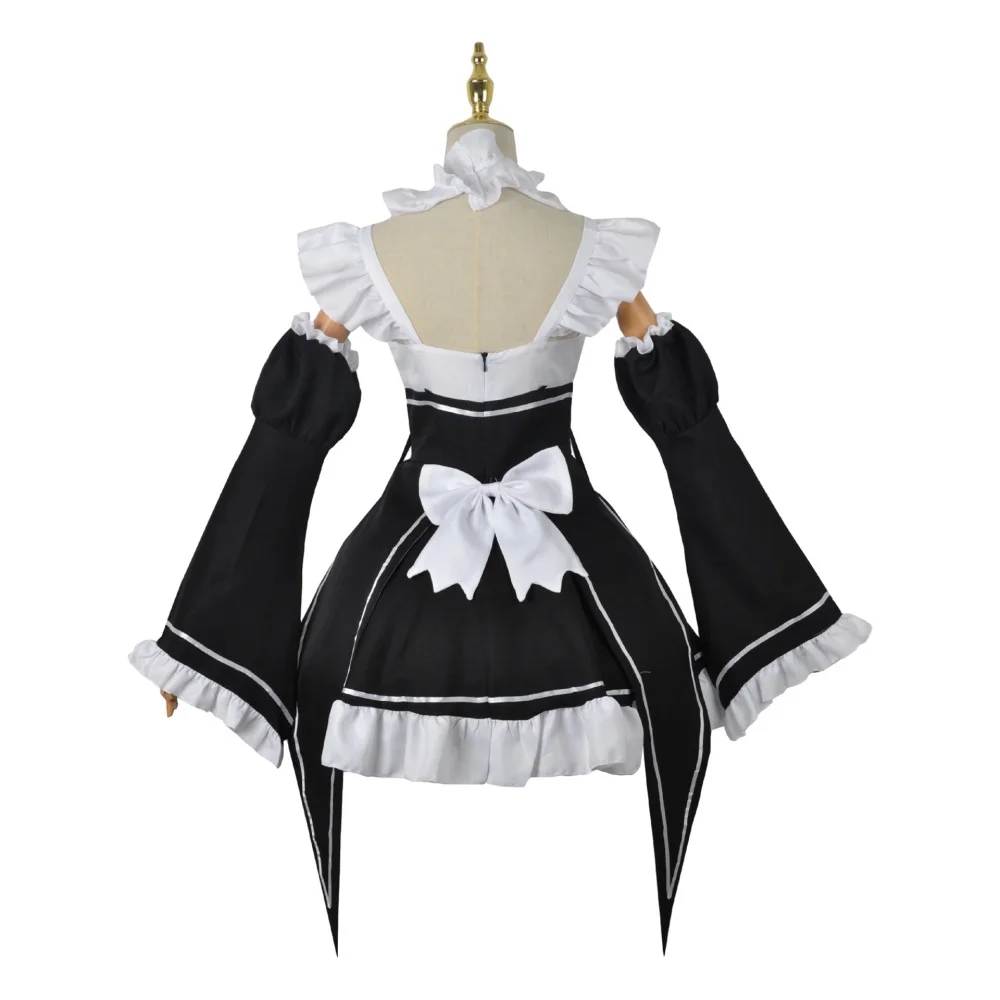 Kostum Cosplay Anime Ram Rem M - Anime Cosplay Re Zero ulasan dan harga