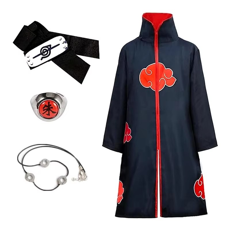 Kostum Cosplay Anime Akatsuki  - Anime Cosplay Male ulasan dan harga